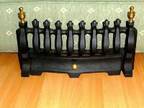 FIREPLACE Fret - Black Cast Iron Fire Grate Front - FRET....