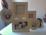 Shabby chic style photo frame