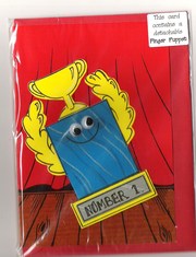 FINGER PUPPET Nurse ..New & Sealed Blank BIRTHDAY CARD